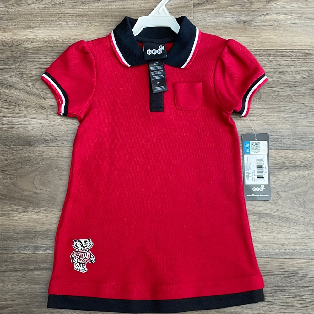 3T Wisconsin Badgers dress
